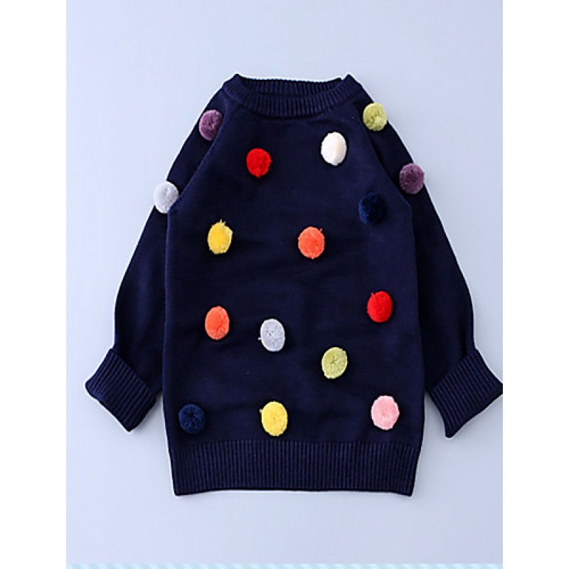 Girl's Casual/Daily Solid Sweater & CardiganWool Spring / Fall Beige / Gray  