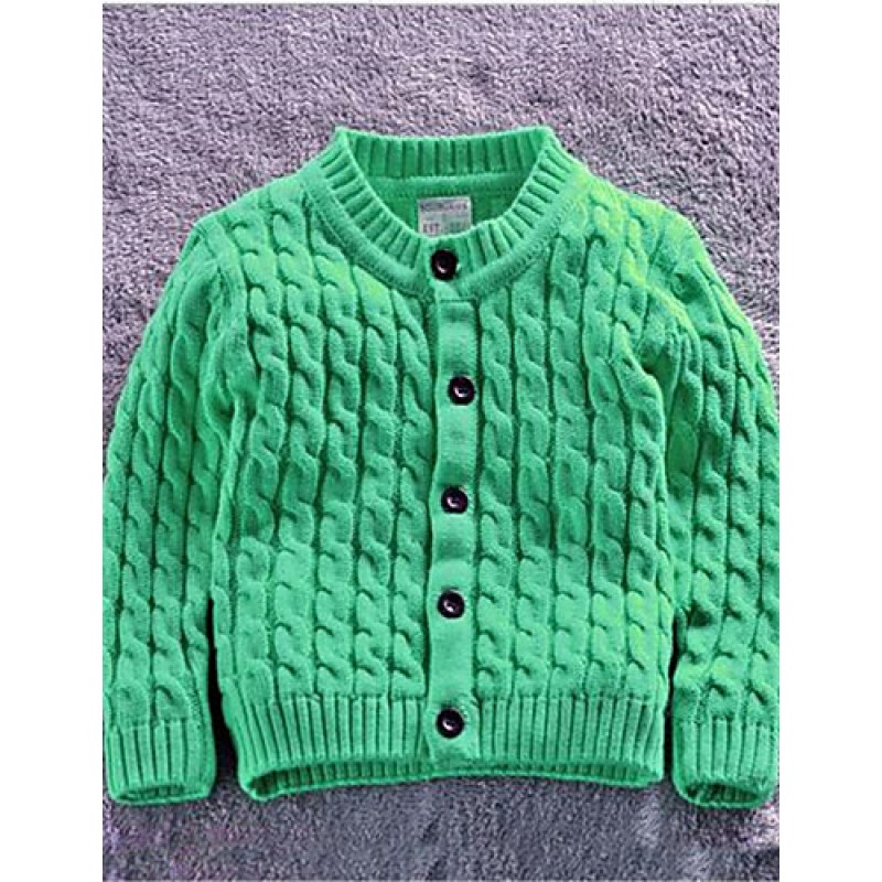 Girl's Casual/Daily Solid Sweater & Cardigan,C...